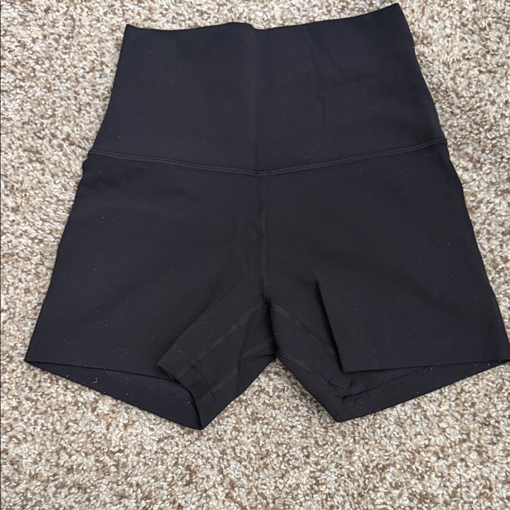 lululemon athletica High-Rise Black Bike Shorts